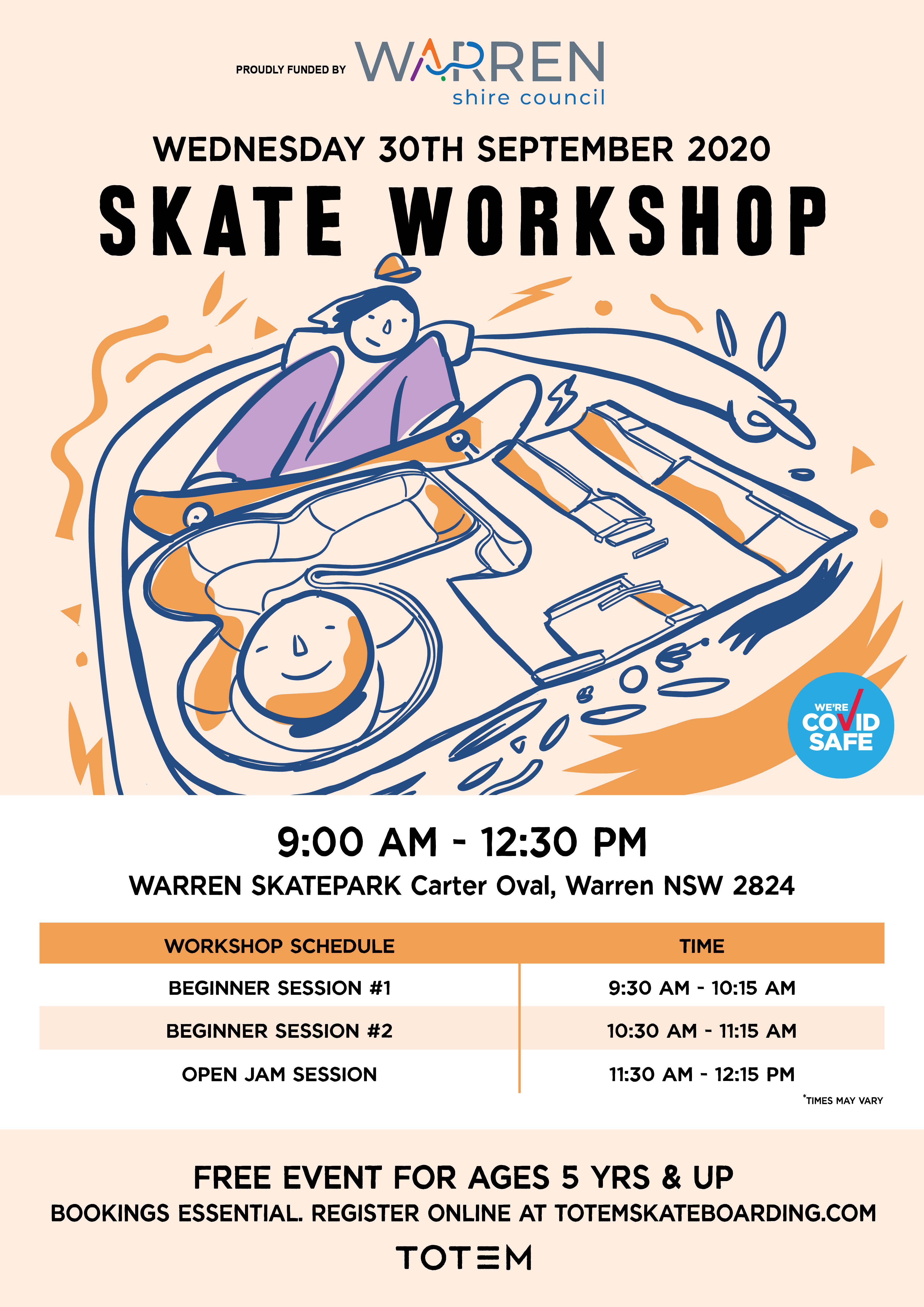 Skate Workshops and Jam Session